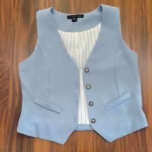 Women's Blue Vest Top